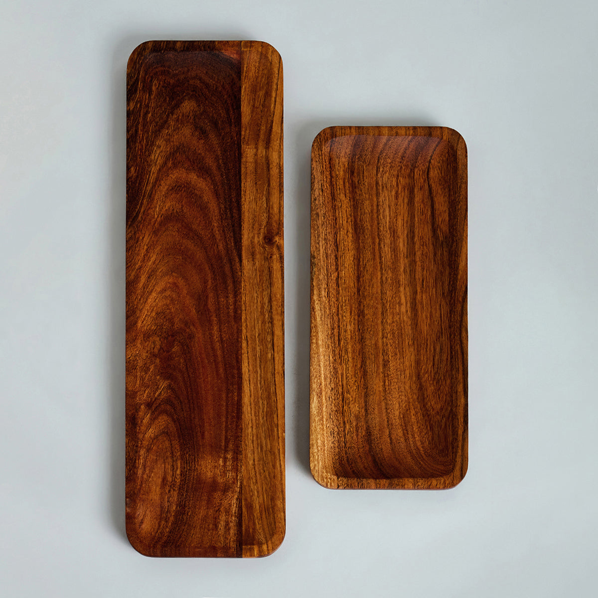AZALEA SET OF 2 TRAYS CUM PLATTERS