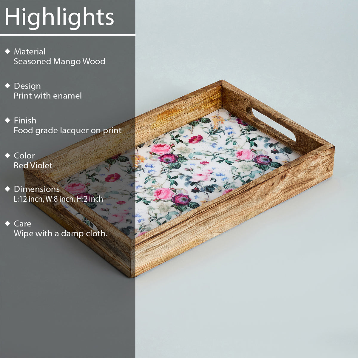 CHARLOTTE SERVING TRAY