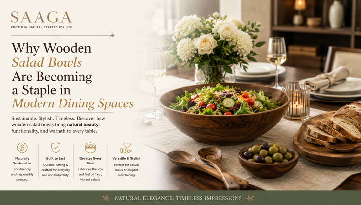 Why Wooden Salad Bowls Are Becoming a Staple in Modern Dining Spaces
