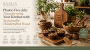 Plastic-Free July: Transforming Your Kitchen with Sustainable Handcrafted Wood and Eco Friendly Kitchen Items India