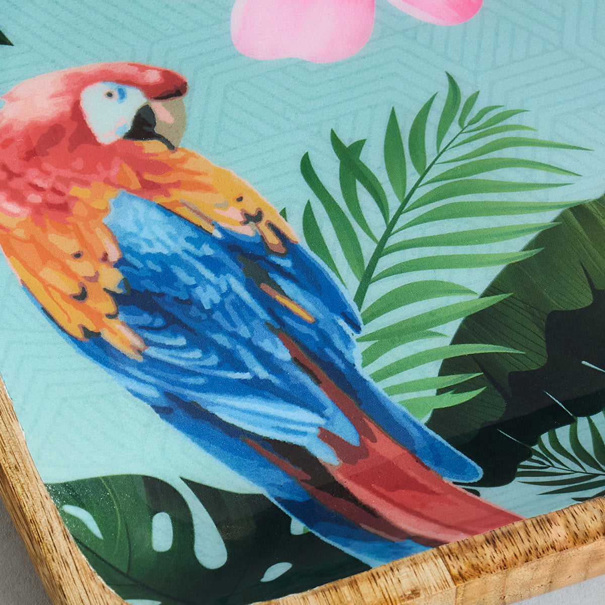 ZAIRE SQUARE PRINTED PLATTER