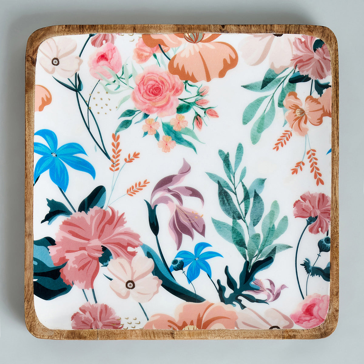 ONYX SQUARE PRINTED PLATTER