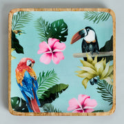 ZAIRE SQUARE PRINTED PLATTER