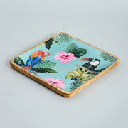 ZAIRE SQUARE PRINTED PLATTER