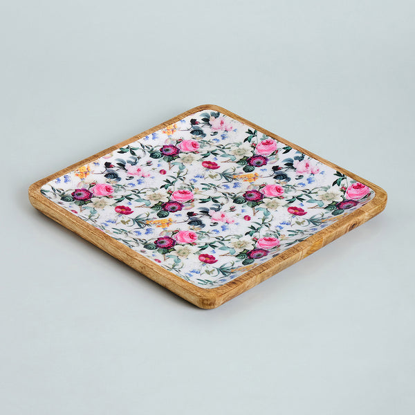 ADELAIDE SQUARE PRINTED PLATTER