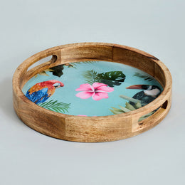 PARAKEET ROUND TRAY