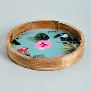 PARAKEET ROUND TRAY