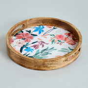 CARNATION ROUND TRAY