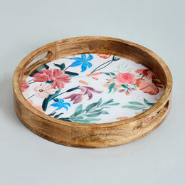 CARNATION ROUND TRAY