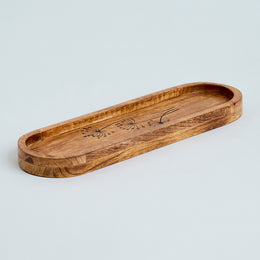 ELM WOODEN TRAY CUM PLATTER