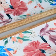 HONEYSUCKLE SET OF 2 TRAYS CUM PLATTERS