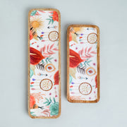 DERBY SET OF 2 TRAYS CUM PLATTERS