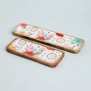 DERBY SET OF 2 TRAYS CUM PLATTERS