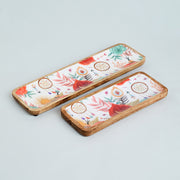 DERBY SET OF 2 TRAYS CUM PLATTERS