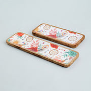 DERBY SET OF 2 TRAYS CUM PLATTERS