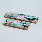 CHICORY SET OF 2 TRAYS CUM PLATTERS