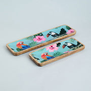 CHICORY SET OF 2 TRAYS CUM PLATTERS