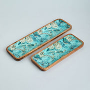 SPIREA SET OF 2 TRAYS CUM PLATTERS