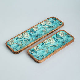 SPIREA SET OF 2 TRAYS CUM PLATTERS