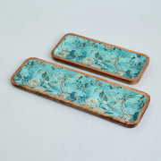 SPIREA SET OF 2 TRAYS CUM PLATTERS