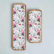 HOLLY SET OF 2 TRAYS CUM PLATTERS