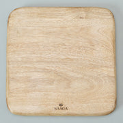 CORAL SQUARE PRINTED PLATTER
