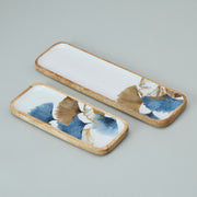 FREESIA SET OF 2 TRAYS / PLATTERS