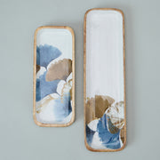 FREESIA SET OF 2 TRAYS / PLATTERS