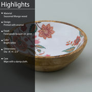 CINDER PRINTED BOWL