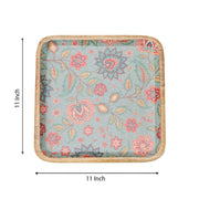 CASSIA SQUARE PRINTED PLATTER