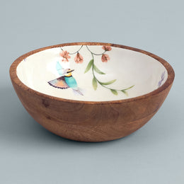 MISTLETOE PRINTED BOWL
