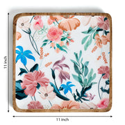 ONYX SQUARE PRINTED PLATTER