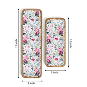 HOLLY SET OF 2 TRAYS CUM PLATTERS