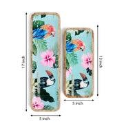 CHICORY SET OF 2 TRAYS CUM PLATTERS