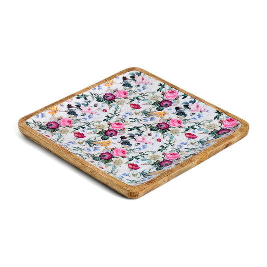 ADELAIDE SQUARE PRINTED PLATTER