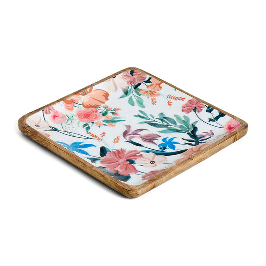 ONYX SQUARE PRINTED PLATTER