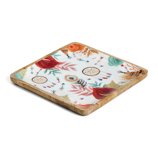 BLAKE SQUARE PRINTED PLATTER