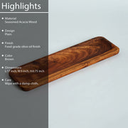 TRIOSE WOODEN TRAY CUM PLATTER