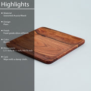 TRAGO SQUARE TRAY CUM PLATTER