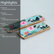 CHICORY SET OF 2 TRAYS CUM PLATTERS