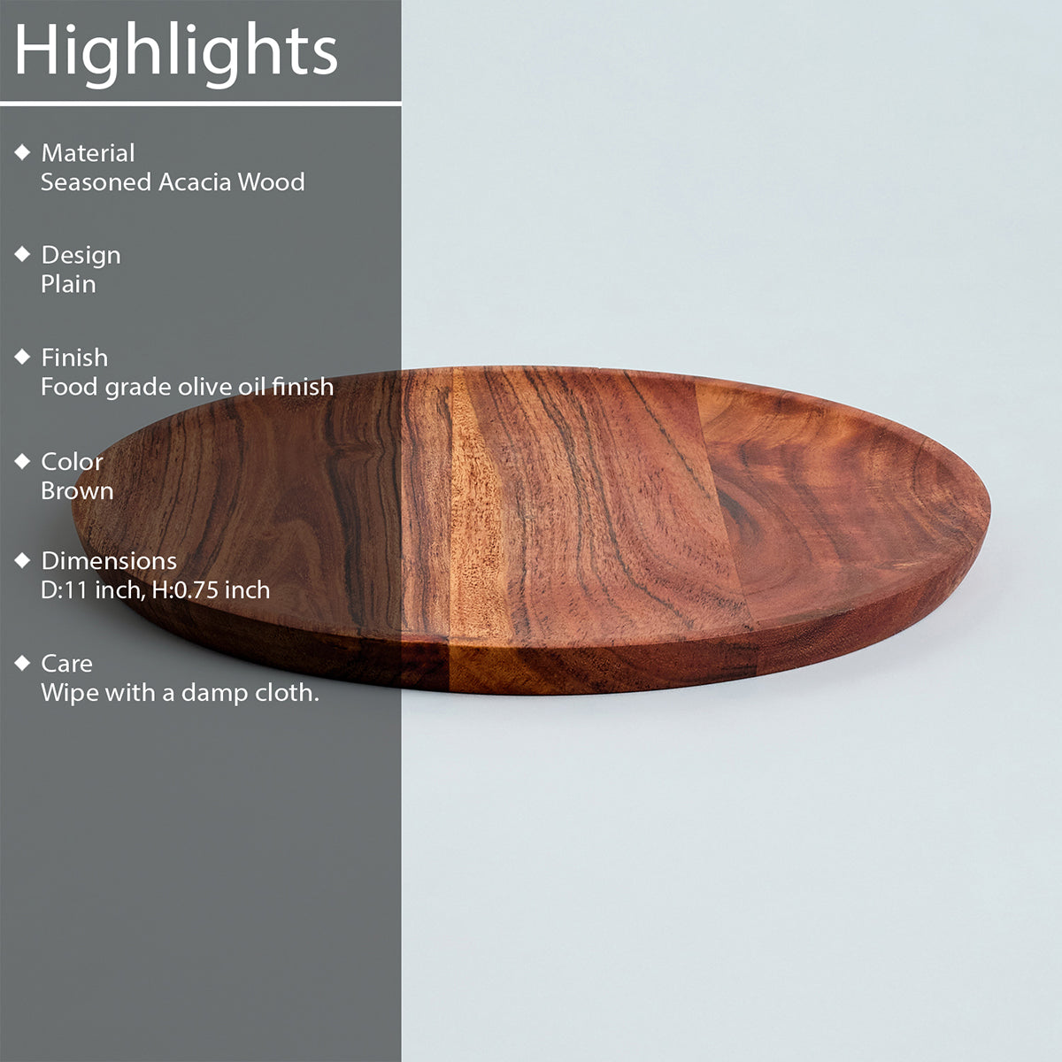 MERLIN ROUND PLATTER