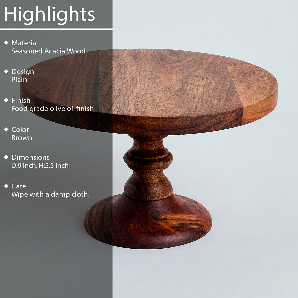 BIRCH FOLDING CAKE STAND