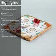 BLAKE SQUARE PRINTED PLATTER