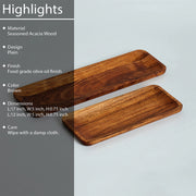 AZALEA SET OF 2 TRAYS CUM PLATTERS
