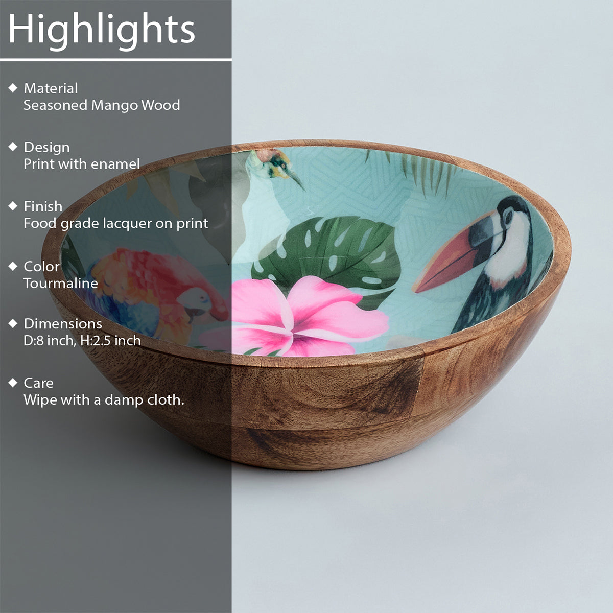 JADE PRINTED BOWL