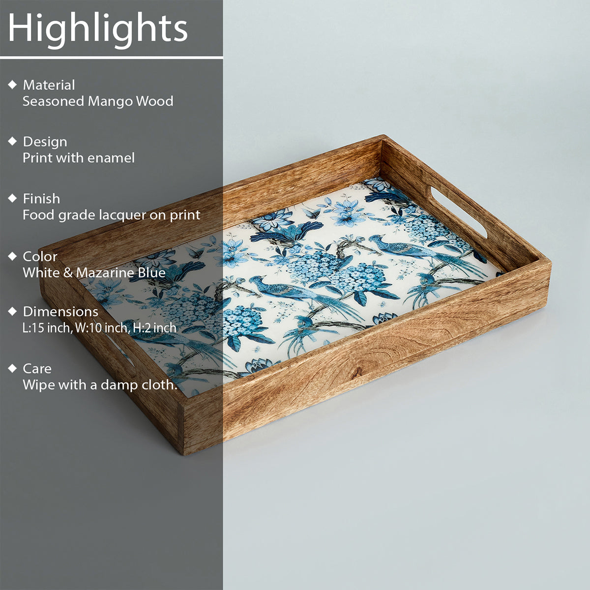 WISTERIA SERVING TRAY