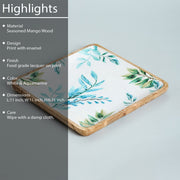 GRIFFIN SQUARE PRINTED PLATTER