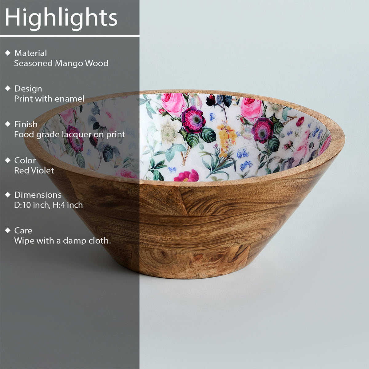 ROSALYN SALAD BOWL
