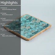 ARLO SQUARE PRINTED PLATTER