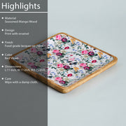 ADELAIDE SQUARE PRINTED PLATTER